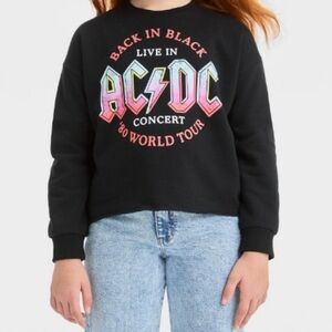 ART CLASS Girls Cropped “ACDC” Sweatshirt